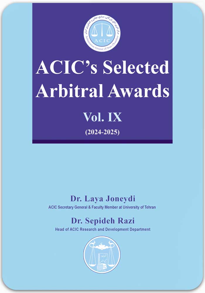 ACIC'S Selected Arbitral Awards IX